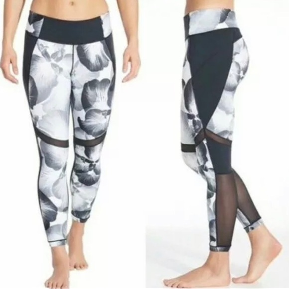 CALIA CARRIE UNDERWOOD Floral Mesh 7/8 Legging - Picture 1 of 8